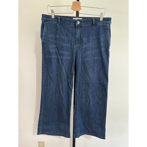 EUC J.Jill full-leg Crops Jeans - Picture 1 of 4